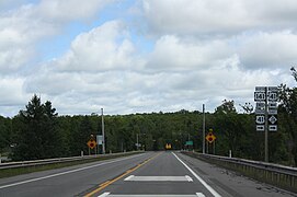 Photograph of the road signs