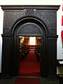 WW1 Doorway Arch - engraved with names of Nova Scotians who died (also commemorating William James Armitage who gathered the names of the war dead)[36]