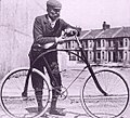 Bicycle in Plymouth, England at the start of the 20th century