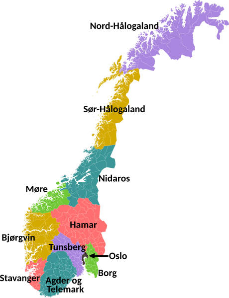 Файл:Bispedømmer i Norge.svg