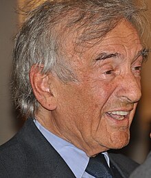 Wiesel speaking in Washington, DC, January 2009