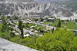 Ganish as seen from Karimabad in summer