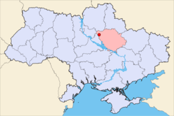 Location of Hrebinka