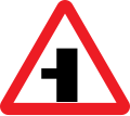 Side road to left