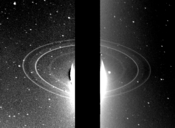 Rings of Neptune taken in occulation from 280,000km