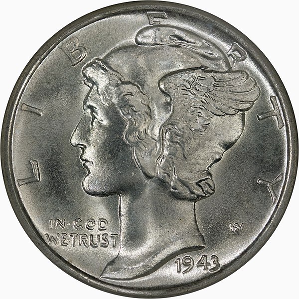 File:1943D Mercury Dime obverse.jpg