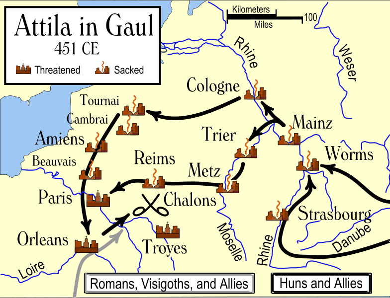 Archivo:Attila in Gaul 451CE.svg