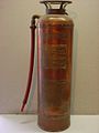 A US copper building type soda-acid extinguisher.