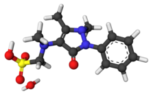 Metamizole monohydrate 3D ball-and-stick.png