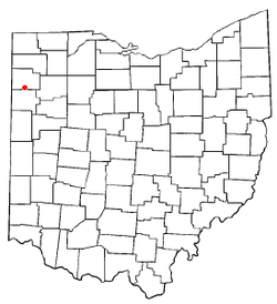 Location of Haviland, Ohio