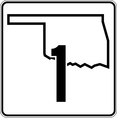 File:Oklahoma State Highway 1.svg