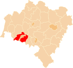 Location within the voivodeship