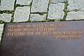 Plaque at the Nazi book burning memorial on Bebelplatz in Berlin, Germany with a quote from Heinrich Heine's play Almansor (play, written 1821–1822).