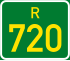 Regional route R720 shield