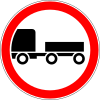 No vehicles pulling trailers