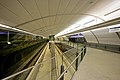 Macquarie Park station concourse under construction