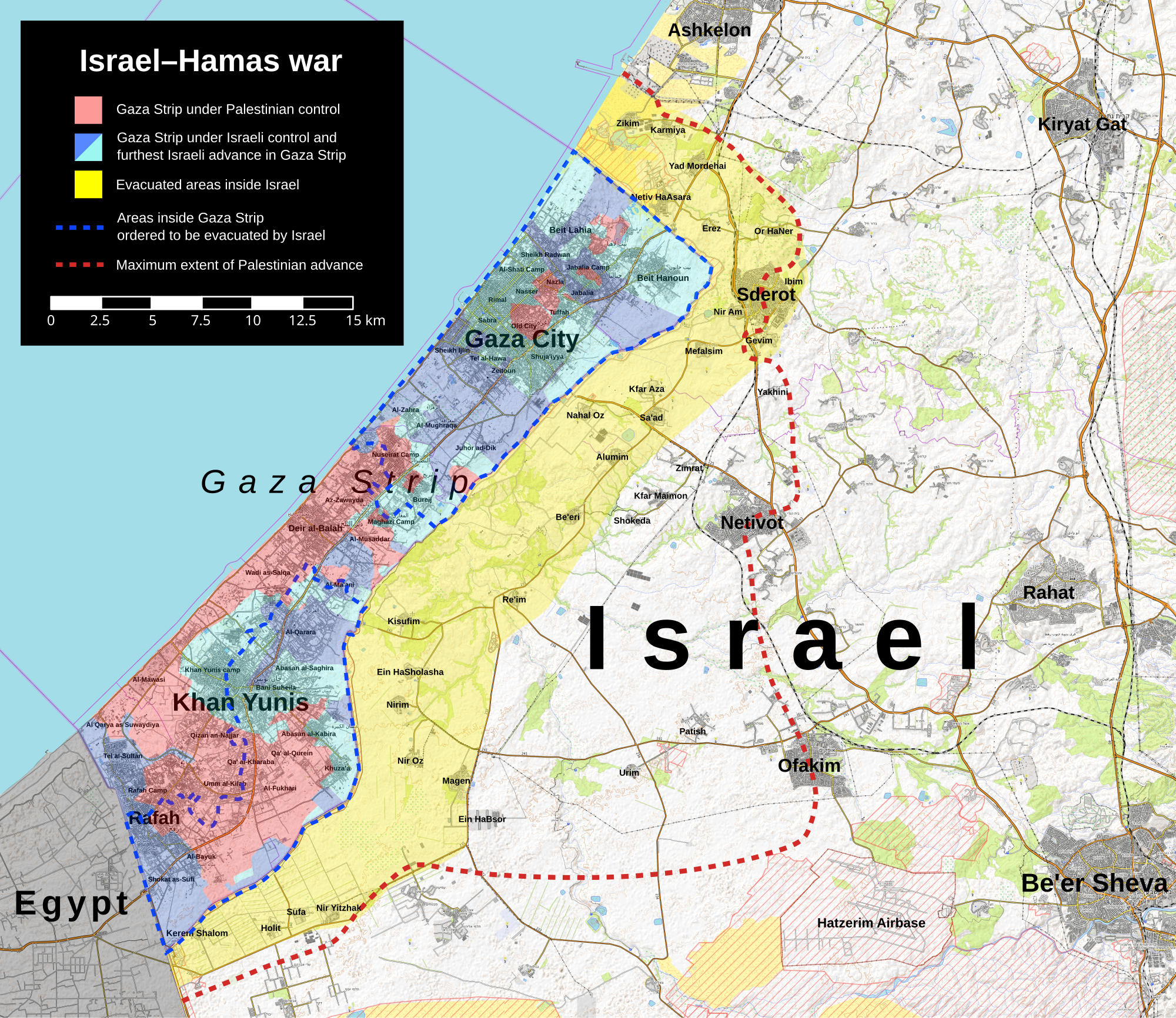 October 2023 Gaza−Israel conflict.svg