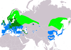 Distribución de Spinus spinus