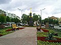 The Monument to Lost Orthodox Churches on Goncharova Street