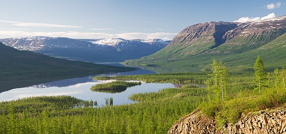 Плато Путорана, озеро Дюпкун