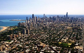 Lincoln Park with downtown Skyline in background