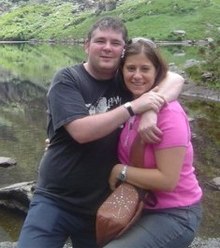 Shan (left) with his wife Helen Basini at Killarney, Ireland, in summer, 2005