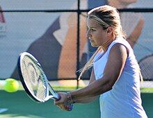 Dominika Cibulkova Backhand.jpg