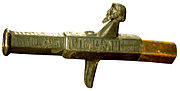 The Mörkö gun is another early Swedish firearm discovered by a fisherman in the Baltic Sea at the coast of Södermansland near Nynäs in 1828. It has been given a date of ca. 1390.