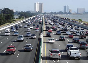 Interstate 80, the Eastshore Freeway, near Berkeley, California