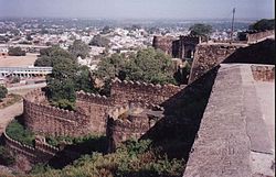 View From Jhansi Fort towards the city