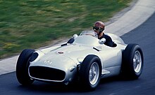 Photo de la Mercedes W196, rivale de la D50 qui débute elle aussi en 1954