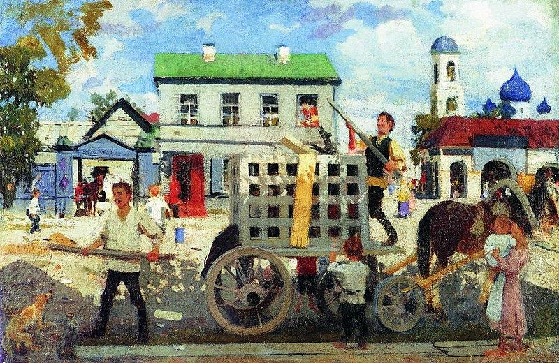 Файл:Kustodiev dogs.jpg