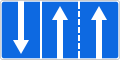 Д1 Number of lanes and traffic directions