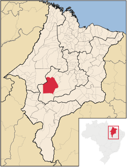 Location in Maranhão state