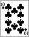 10 of clubs