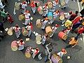 Pohela Boishakh procession from Dhaka University, Dhaka, Bangladesh