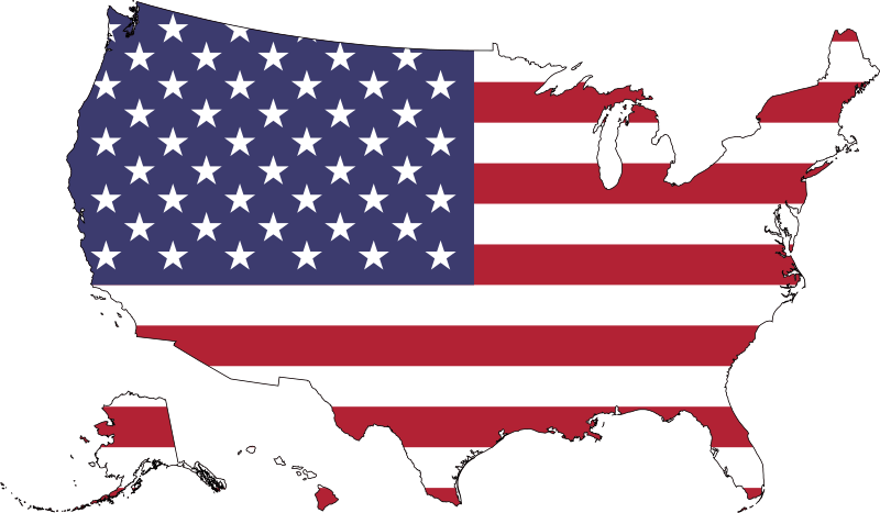 Файл:USA Flag Map.svg