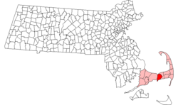 Location in Massachusetts