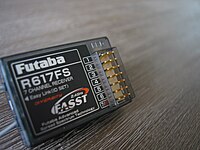 A Futaba 2,4GHz 7-channel receiver