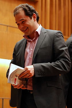 Tugan Sokhiev at the launch of the DSO 2012/2013 program on 24 April 2012 in Berlin.