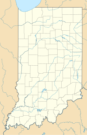 Map showing the location of Conrad Savanna Nature Preserve