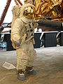 Replica of lunar space suit