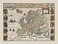 Map of Europe by Willem Blaeu, 1644