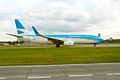 Boeing 737-800 Next Generation de Aerolíneas en el Aeroparque Jorge Newbery.