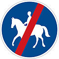 End of route for animal riders