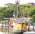 Replica of Christopher Columbus's ship, The Santa Maria, downtown riverfront