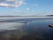 Lake Bemidji In The Spring