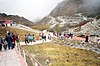 Stairs leading to Nathu Post from Indian side