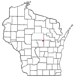 Location of Alban in Wisconsin