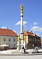 Mary column in front of the Cathedral